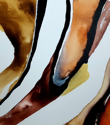 Technique mixte (encre et acrylique)